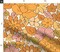1970S Floral Flowers Vintage Nostalgia Seventies Hippie Boho Botanical Bloom Orange Beige Pink Green Custom Printed Fabric by Spoonflower Various Fabrics by the Yard or Fat Quarter
